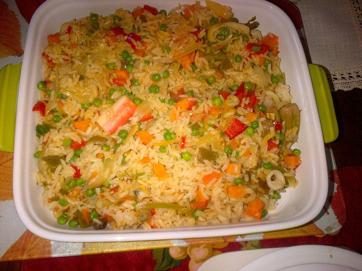 Arroz con verduras
