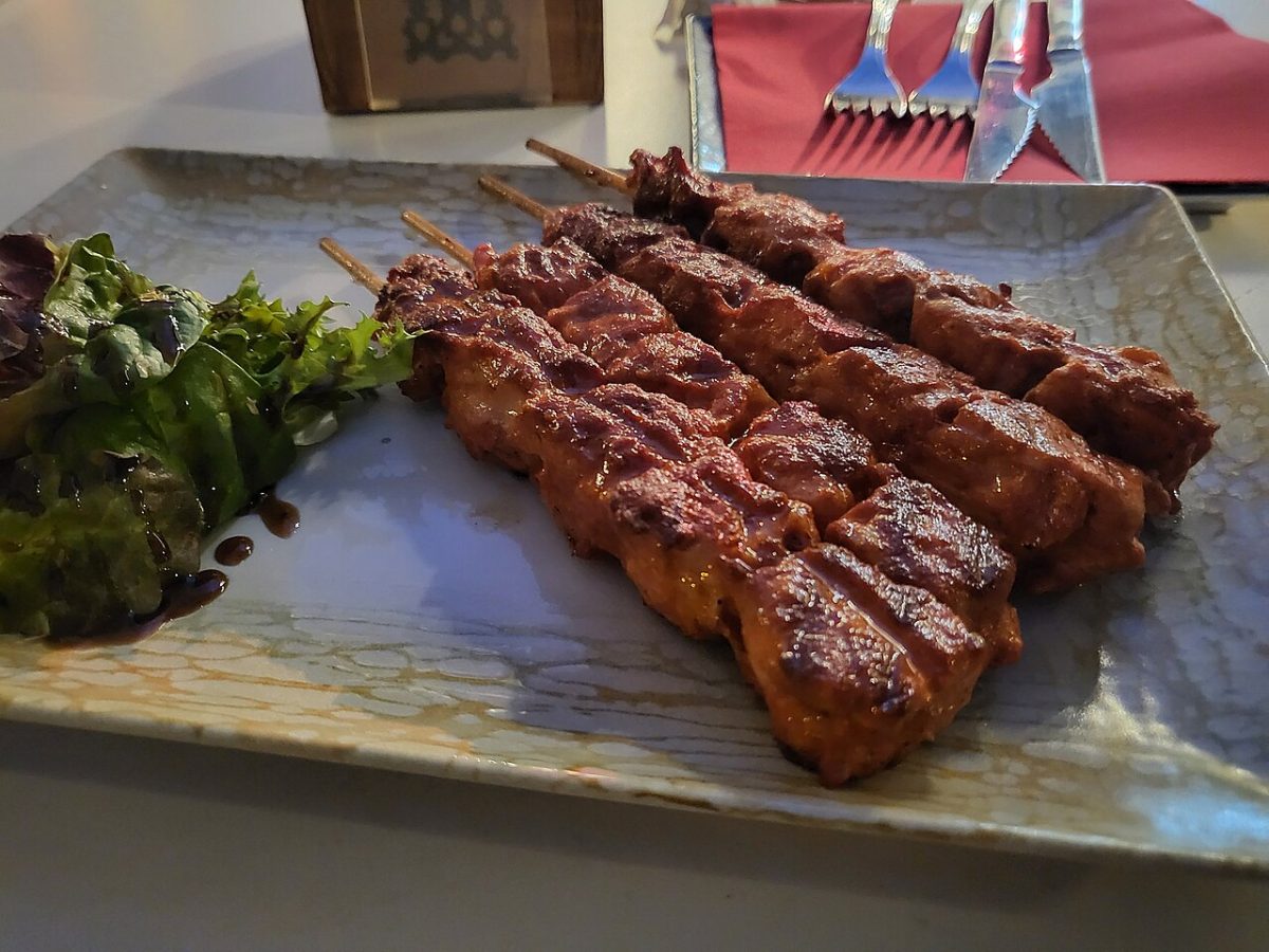 Brochetas de carne