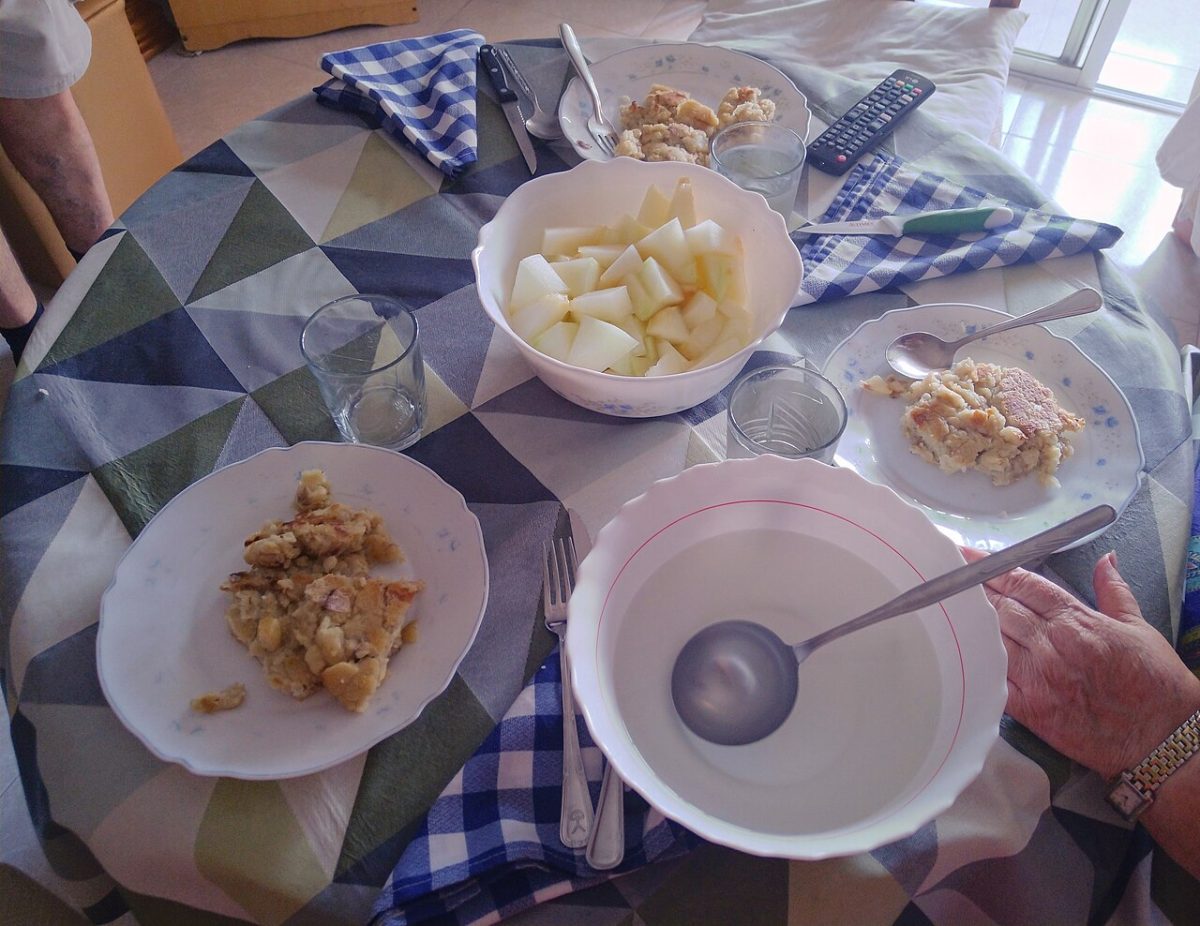 Migas con melón