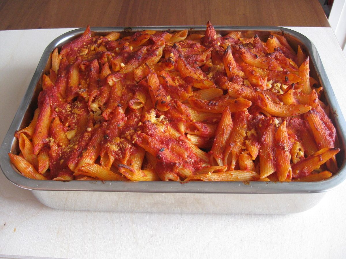 Pasta al microondas