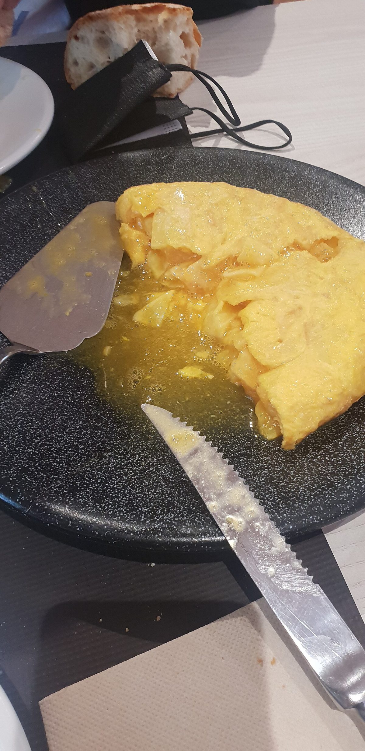 Tortilla de patatas al microondas